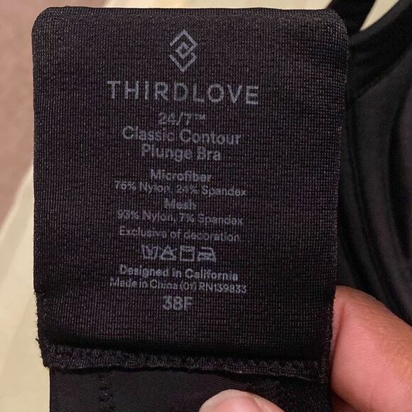 Third love, 24/7 classic contour, plunge bra, size 38F - Picture 5 of 5